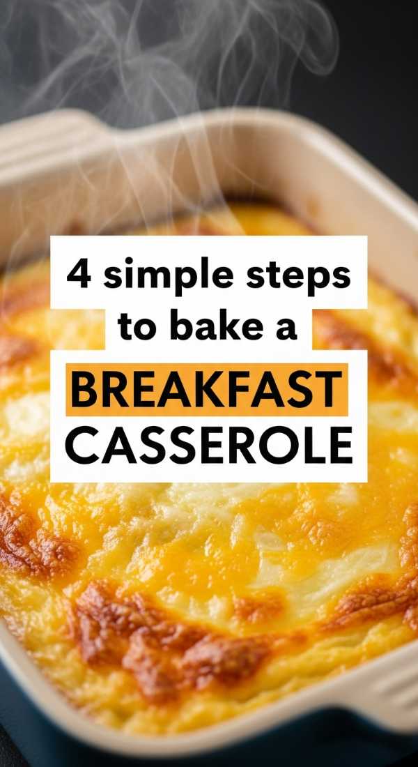 4 Simple Steps To Bake A Breakfast Casserole 69e9b55f93f59