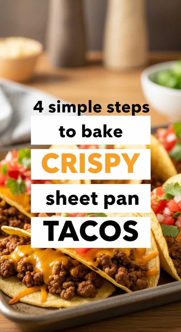 4 Simple Steps To Bake Crispy Sheet Pan Tacos 69ec86e7d0c45
