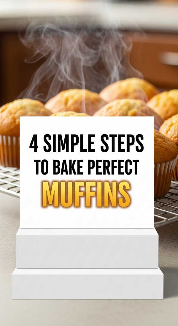 4 Simple Steps To Bake Perfect Muffins 69ef46985acaf