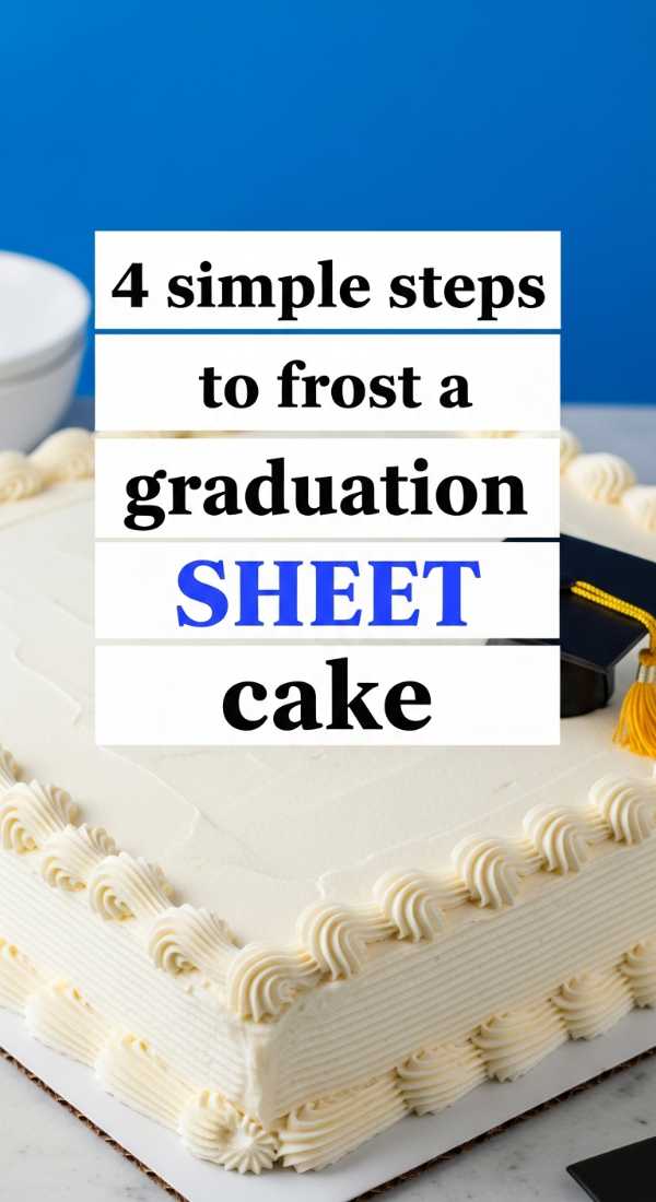 4 Simple Steps To Frost A Graduation Sheet Cake 69ef467f9e691