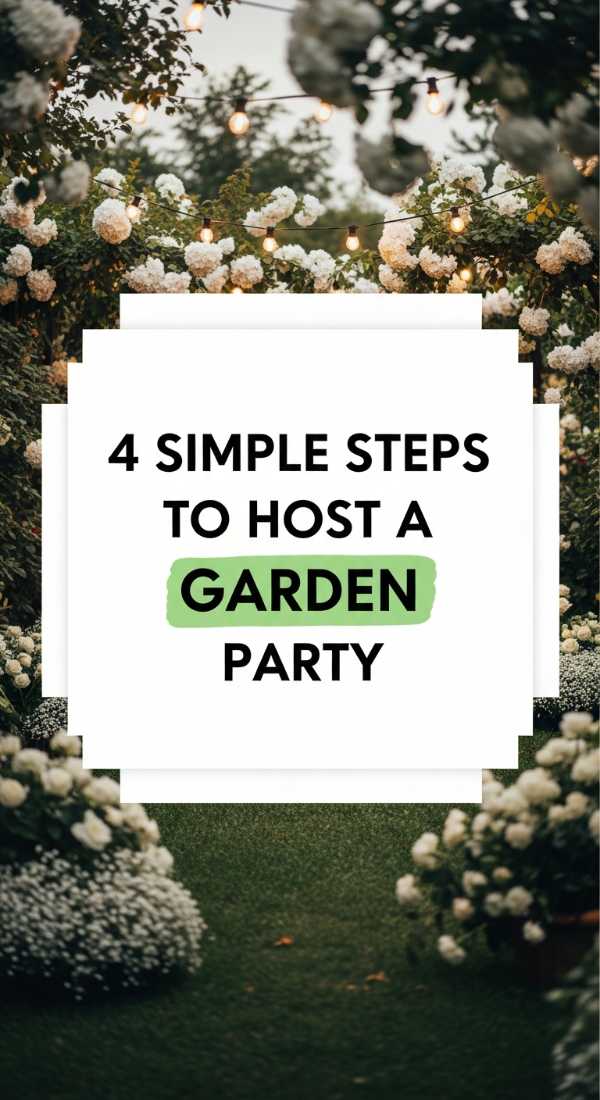 4 Simple Steps To Host A Garden Party 69e90269a0339