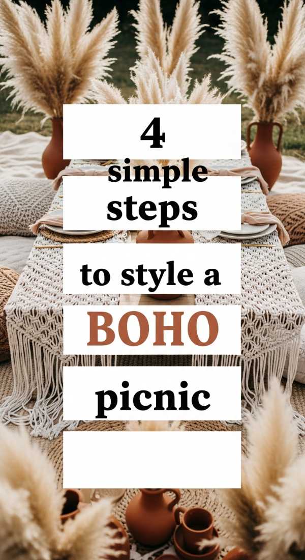 4 Simple Steps To Style A Boho Picnic 69efae508c2f2