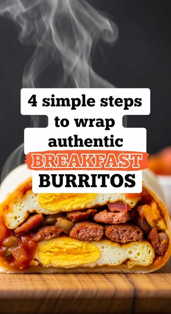 4 Simple Steps To Wrap Authentic Breakfast Burritos 69f05aa9df632