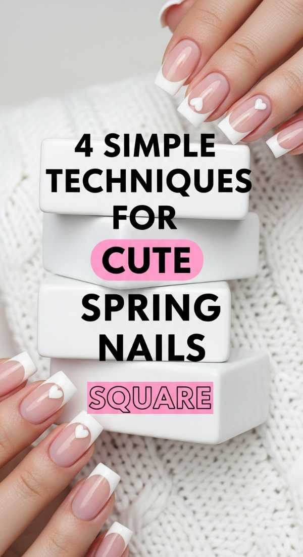4 Simple Techniques For Cute Spring Nails Square 69e5287b3c6e8