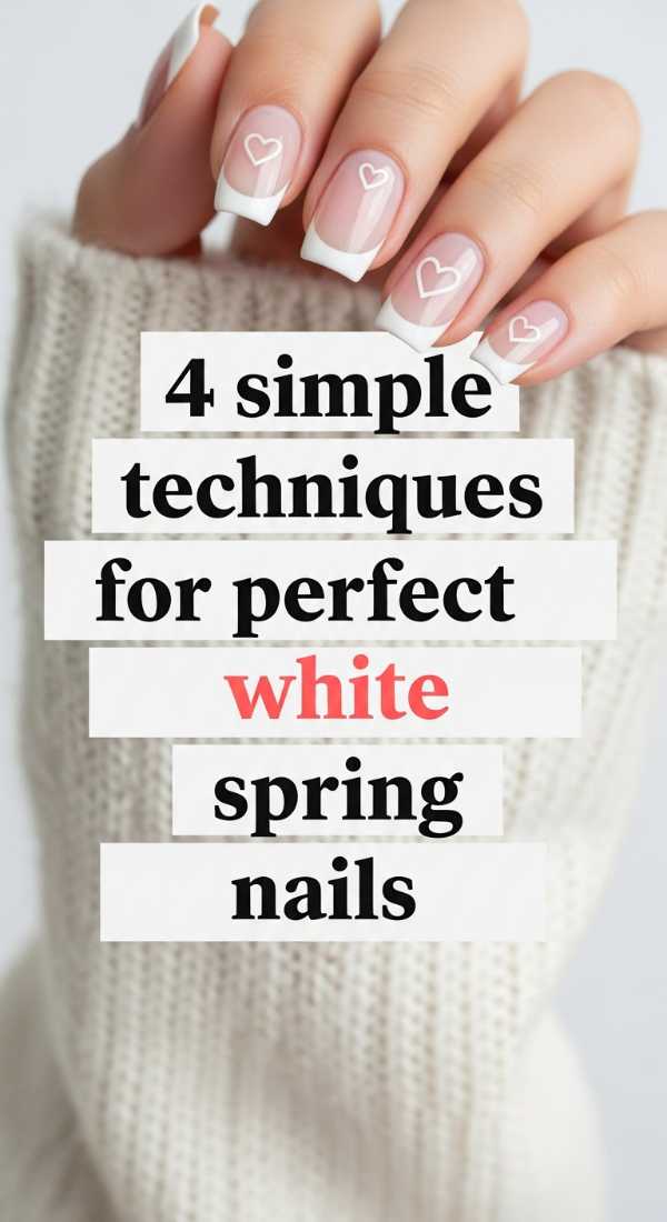 4 Simple Techniques For Perfect White Spring Nails 69ed0a998f7a0