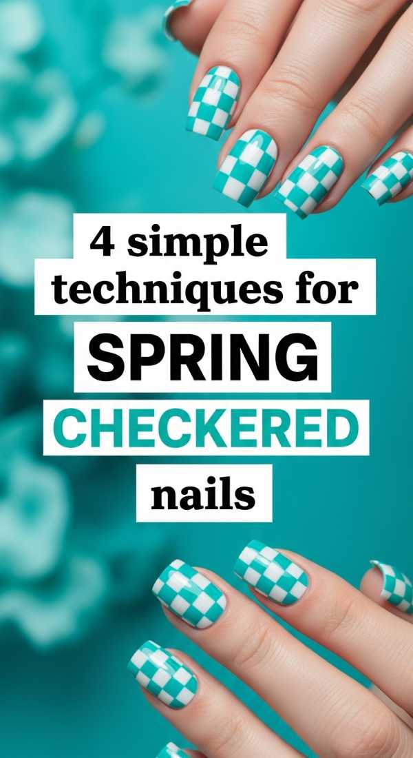 4 Simple Techniques For Spring Checkered Nails 69ed0bae51af2