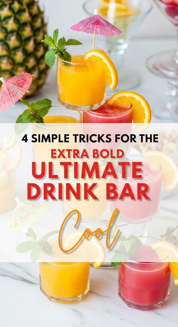 4 Simple Tricks For The Ultimate Prom Brunch Drink Bar 69eb99914fa41