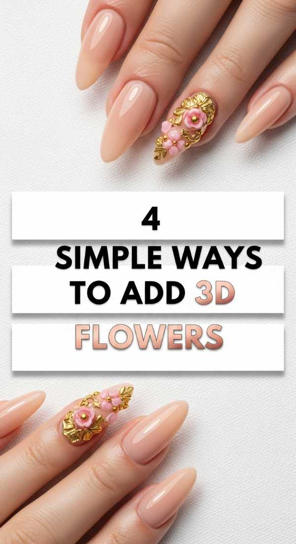 4 Simple Ways To Add 3d Flowers 69e4c2ec6d89a