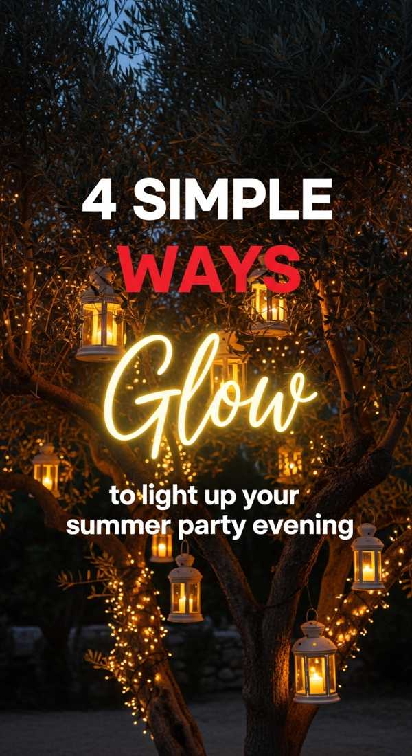 4 Simple Ways To Light Up Your Summer Party Evening 69ee4b59ba8c1