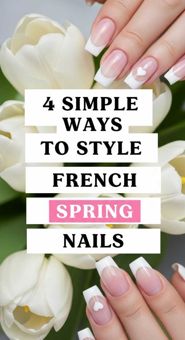 4 Simple Ways To Style French Spring Nails 69e3c1d943146