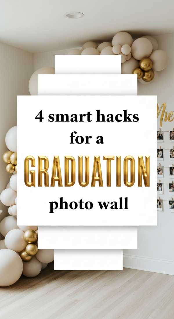 4 Smart Hacks For A Graduation Photo Wall 69ee54e79bf16