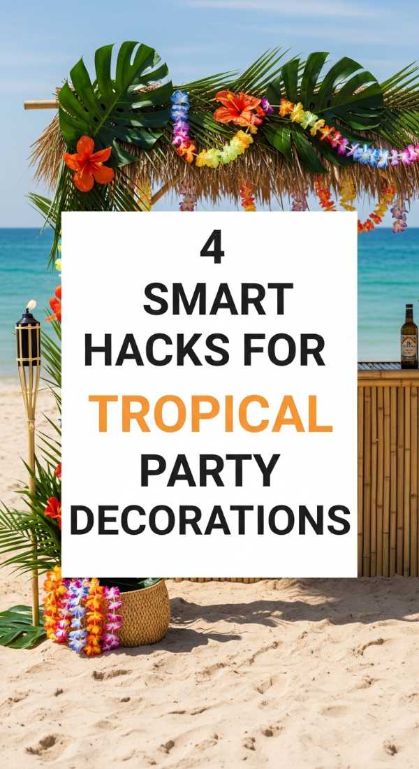 4 Smart Hacks For Tropical Party Decorations 69efae4d91783