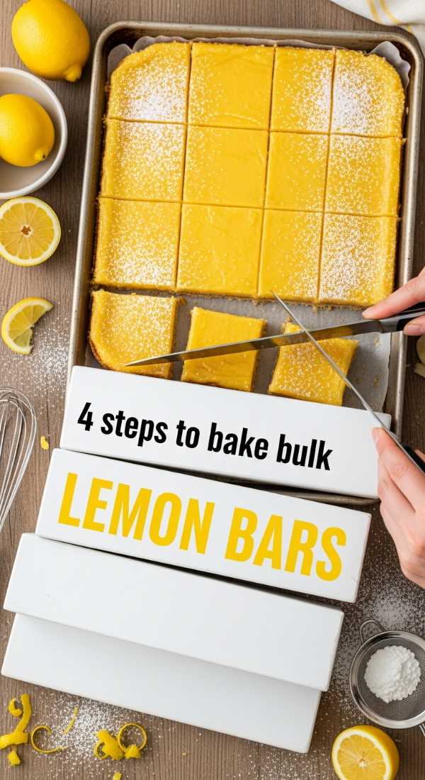 4 Steps To Bake Bulk Lemon Bars 69ef468842248