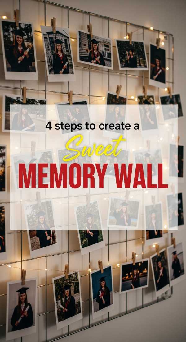 4 Steps To Create A Graduation Memory Wall 69eb997ecf129