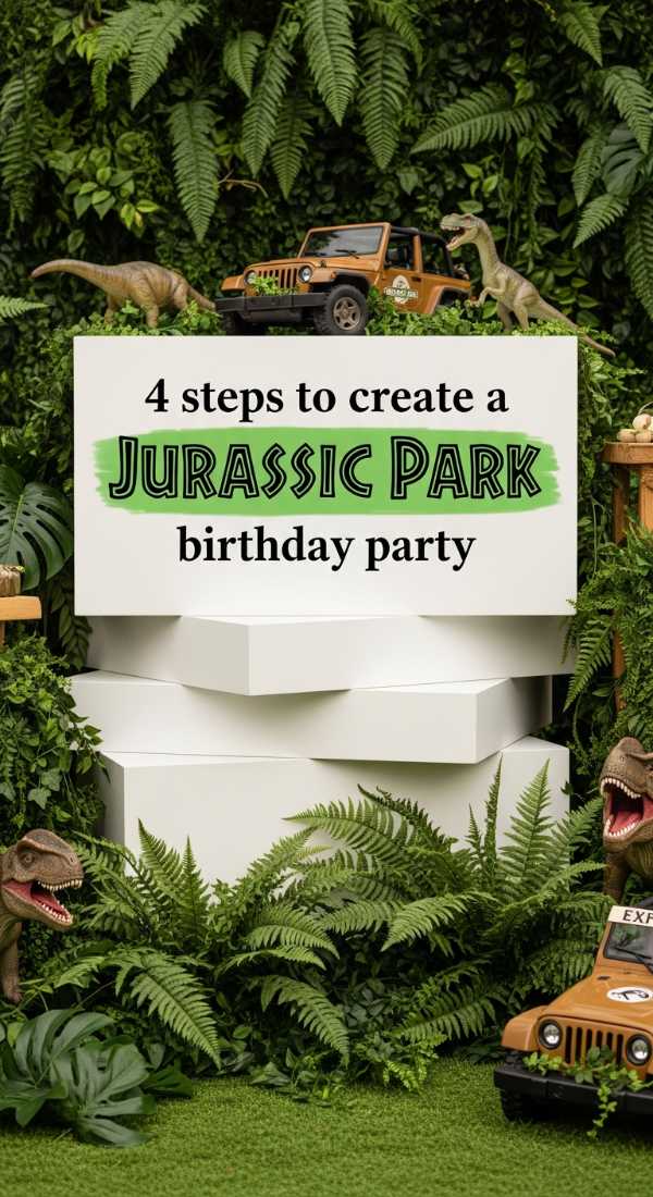 4 Steps To Create A Jurassic Park Birthday Party 69f1a8ac557df