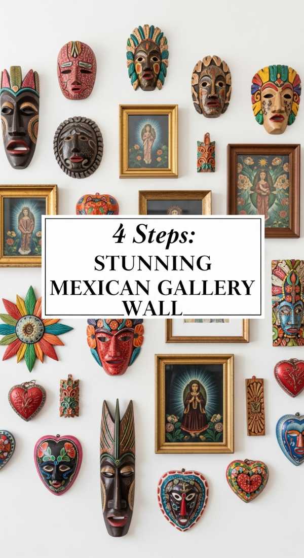 4 steps to create a stunning Mexican gallery wall