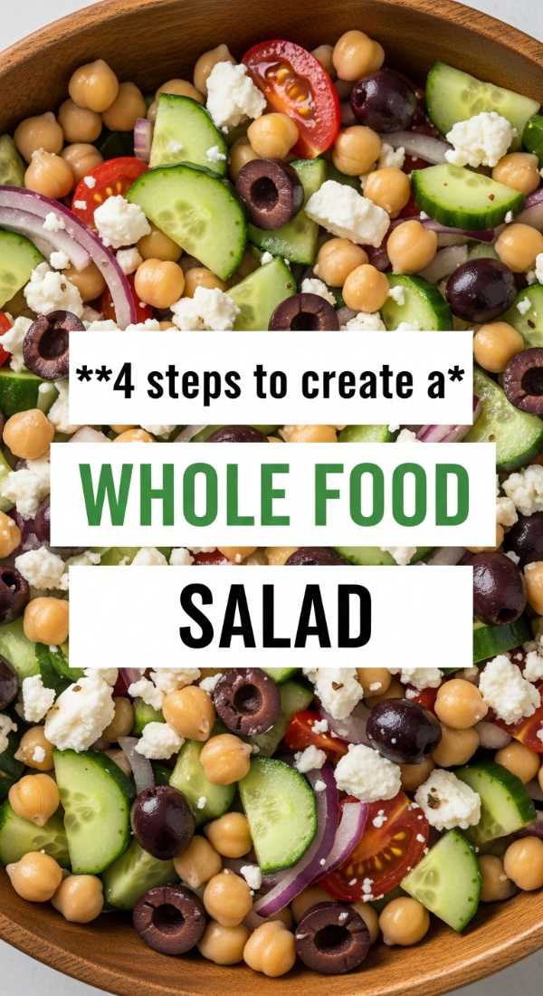 4 Steps To Create A Whole Food Salad 69edf40b7a3be