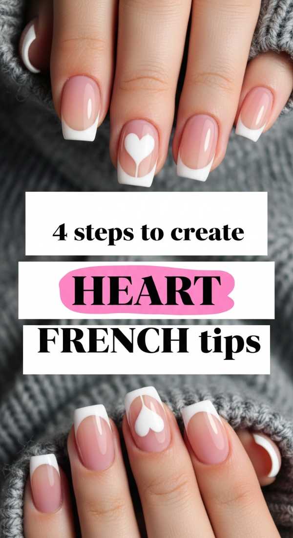 4 Steps To Create Heart French Tips 69e66051921fc