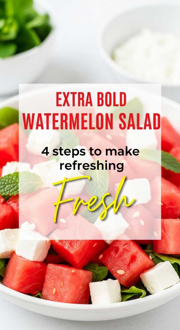 4 Steps To Make Refreshing Watermelon Salad 69f05ad1d9f8d