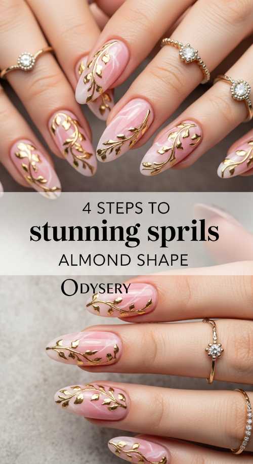 4 Steps to Stunning Spring Nails Almond Shape