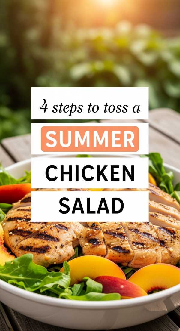 4 Steps To Toss A Zesty Summer Chicken Salad 69e21f0fcd4f8
