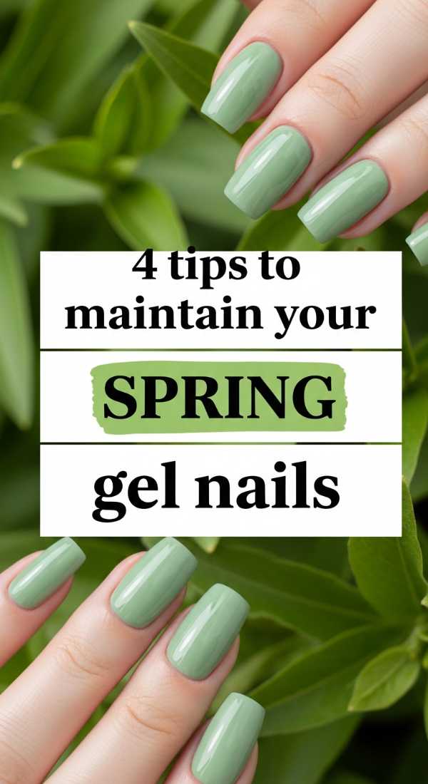 4 Tips To Maintain Your Spring Gel Nails 69e78037b7ef9