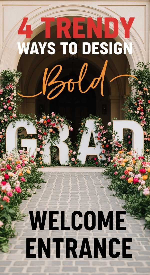 4 Trendy Ways To Design Your Graduation Welcome Entrance 69e8f8d8906ed