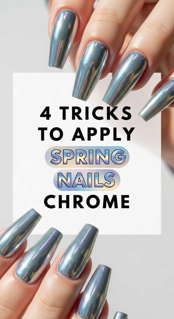 4 Tricks To Apply Spring Nails Chrome 69ea6999d5fb6