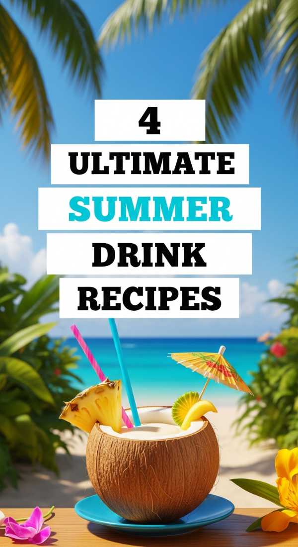 4 Ultimate Summer Drink Recipes 69de7f15ced2c
