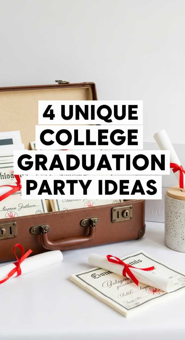 4 Unique College Graduation Party Ideas For A Gift Station 69e9026815106