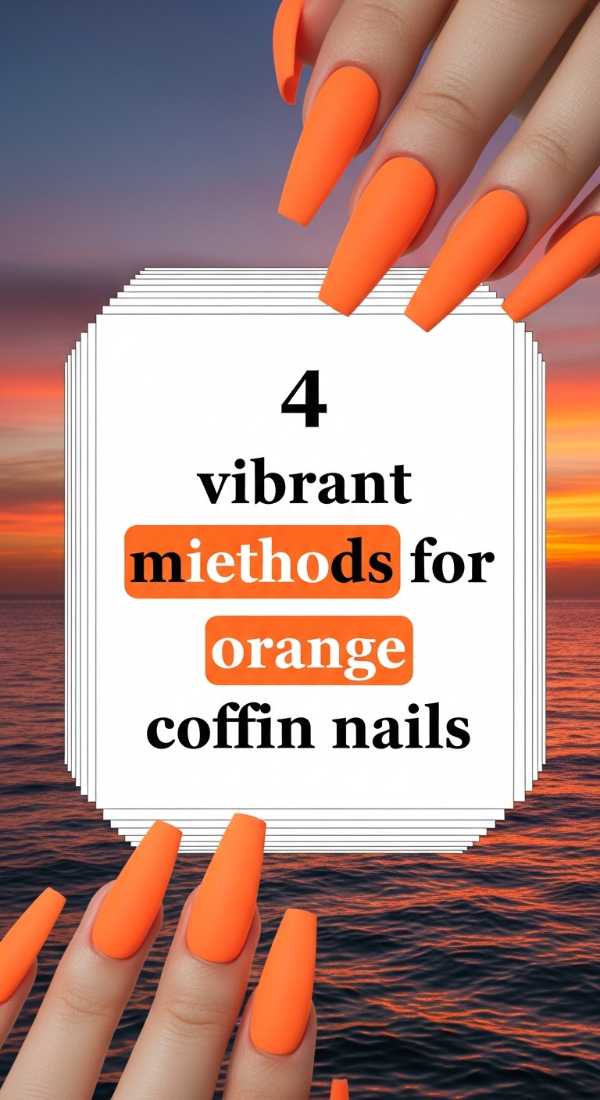 4 Vibrant Methods For Orange Coffin Nails 69e4c2fd601d9