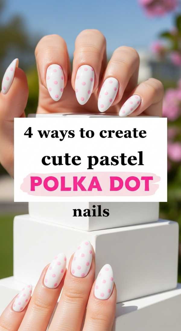 4 Ways To Create Cute Pastel Polka Dot Nails 69ed0aa5eb51f