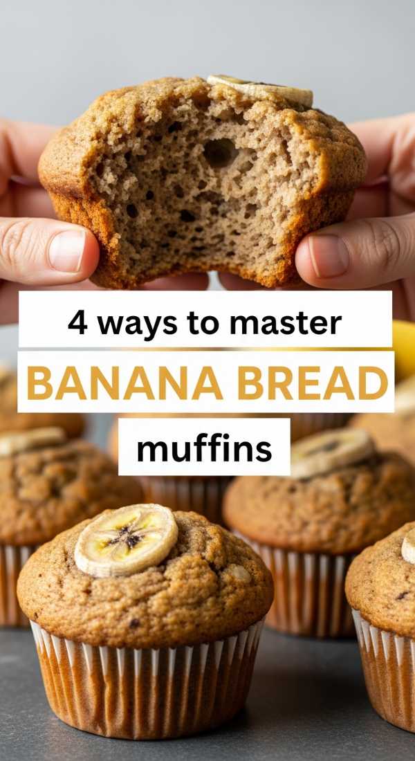 4 Ways To Master Banana Bread Muffins 69edfa8a3db13