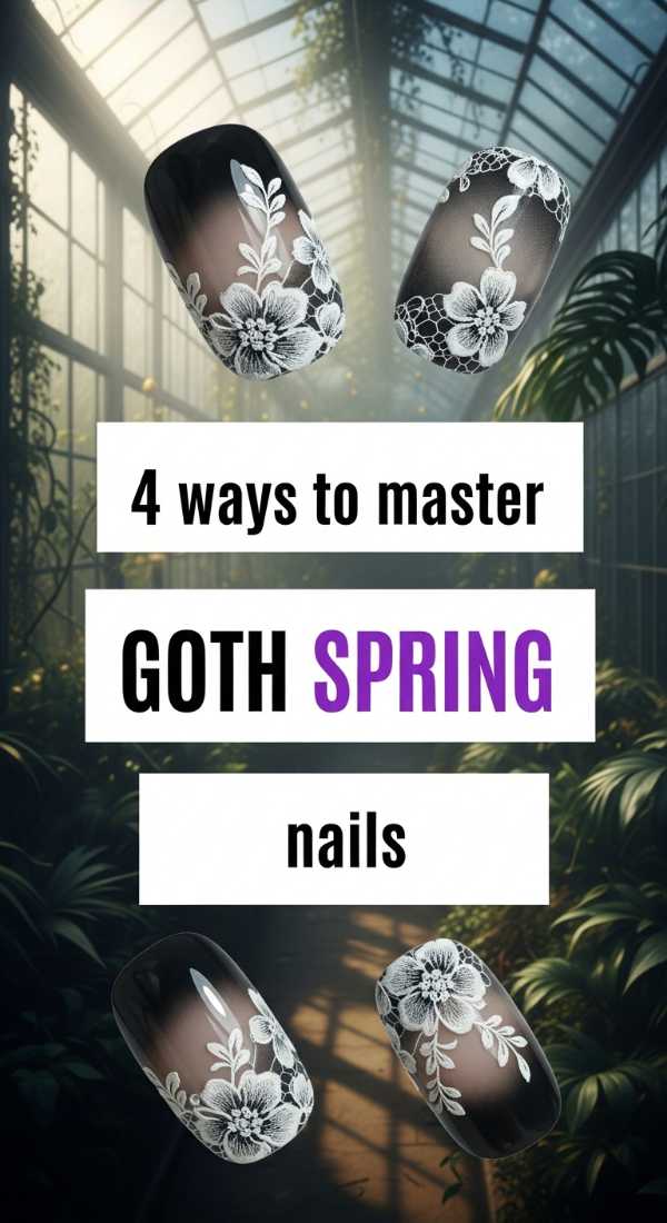 4 Ways To Master Goth Spring Nails 69e6615fade4c