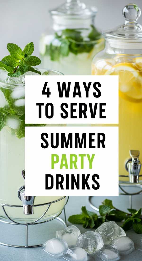 4 Ways To Serve Summer Party Drinks 69f1a8b5ad90b