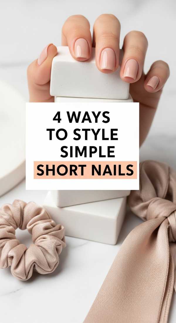4 Ways To Style Simple Short Nails 69e7802dacc8f