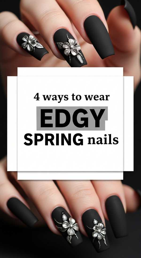 4 Ways To Wear Edgy Spring Nails 69e525197a572