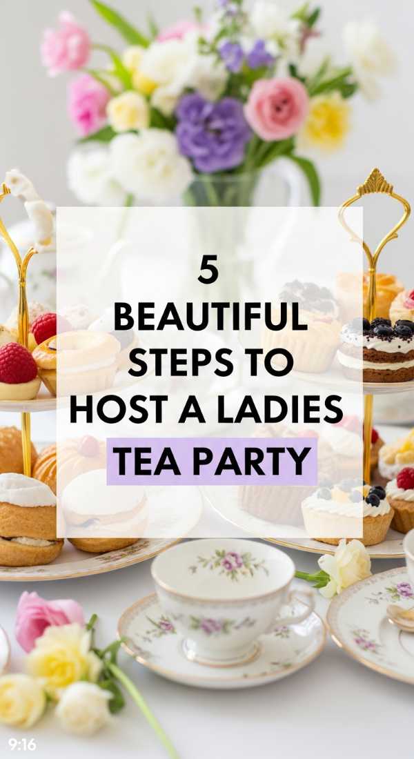 5 Beautiful Steps To Host A Ladies Tea Party 69ecb07f7cfe2