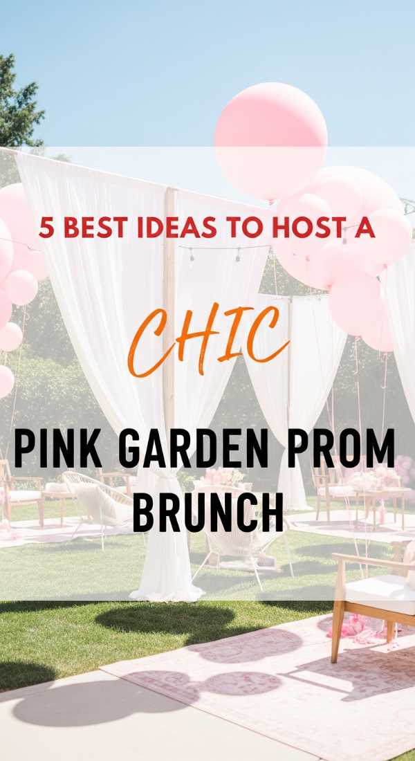 5 Best Ideas To Host A Pink Garden Prom Brunch 69eb998f4036f
