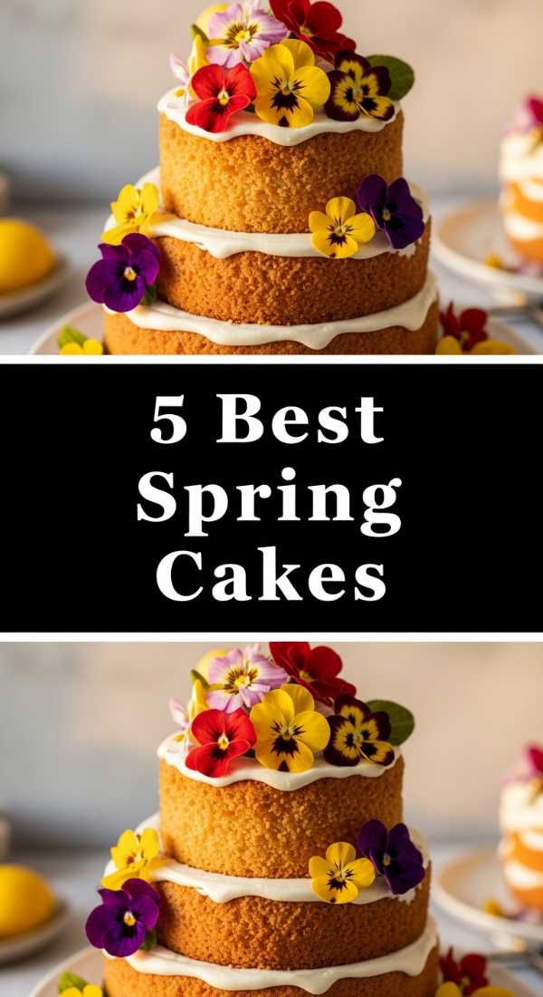 5 Best Spring Cake Ideas Step By Step Guide 69f2521fa2297