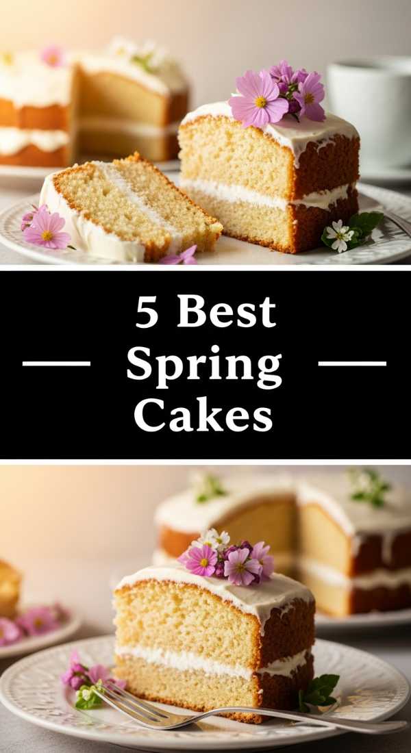 5 Best Spring Cake Recipes Step By Step Guide 69f394545bd44