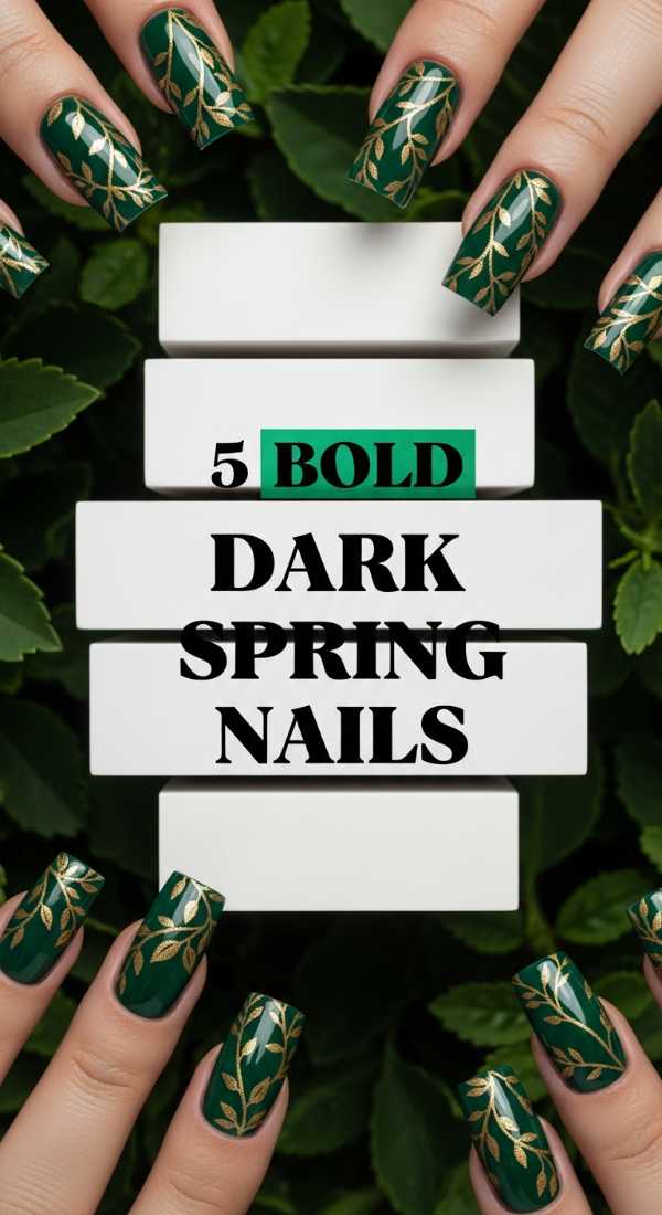 5 Bold Dark Spring Nails 69df1d504deab