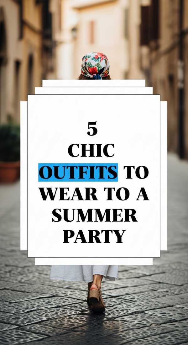 5 Chic Outfits To Wear To A Summer Party 69efae49003b6