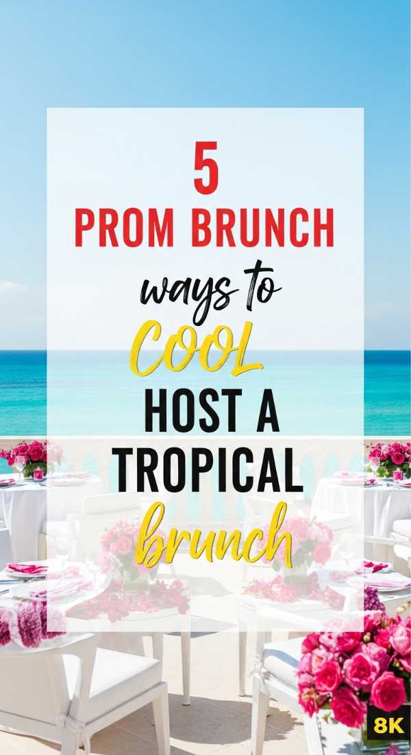 5 Cool Ways To Host A Tropical Prom Brunch 69eb998d302bc