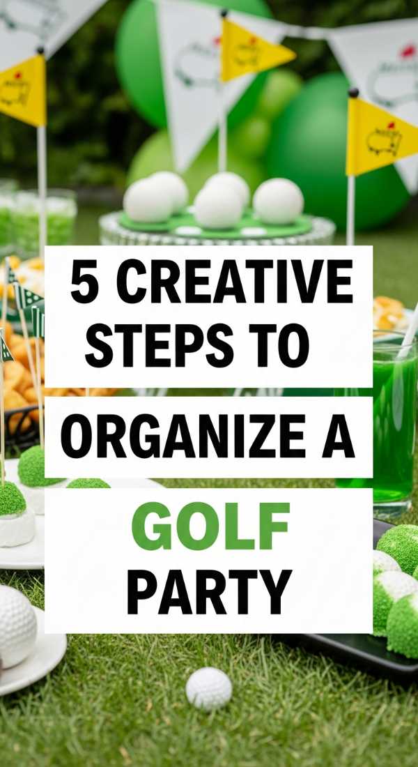 5 Creative Steps To Organize A Golf Party 69efae4208c37