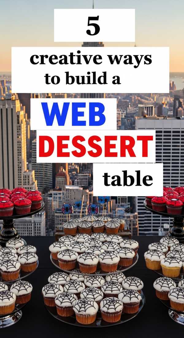 5 Creative Ways To Build A Web Dessert Table 69f1a9401e71b