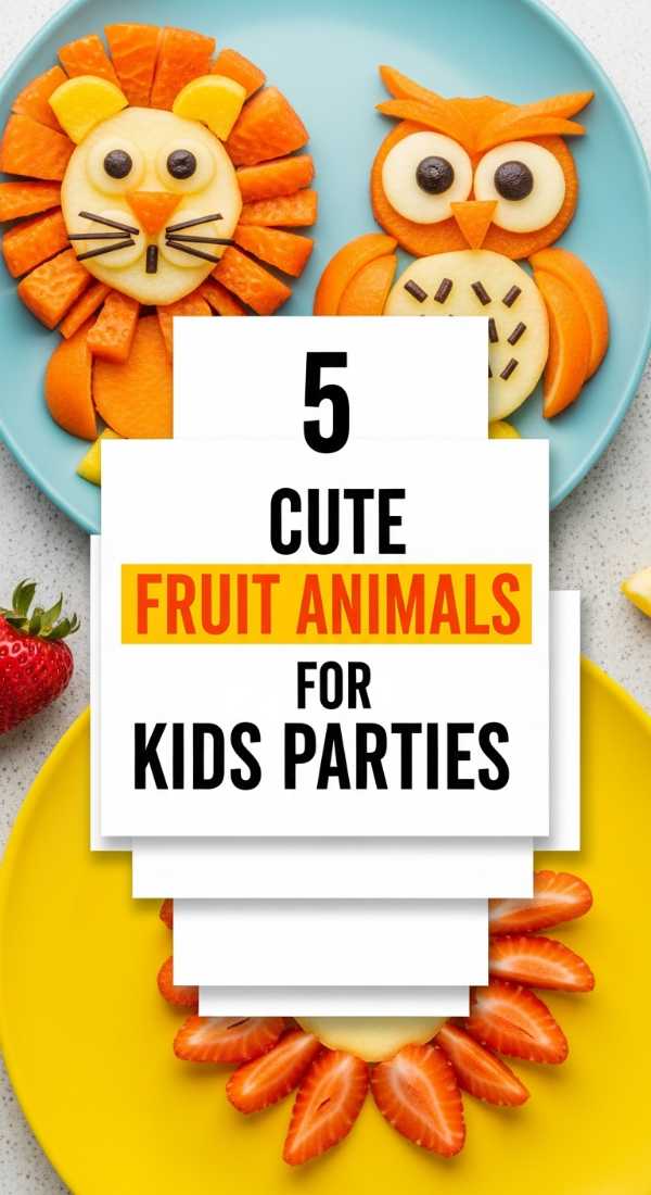 5 Cute Fruit Animals For Kids Parties 69edf4092bebb