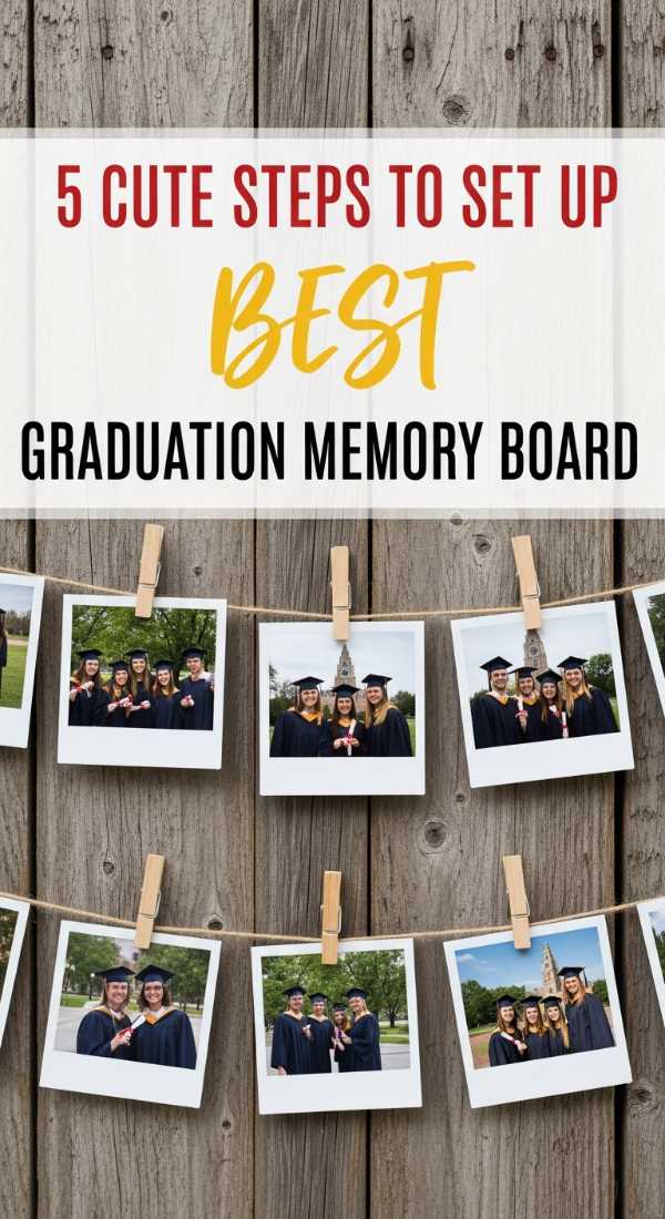 5 Cute Steps To Set Up A Graduation Memory Board 69e8f8d84d864