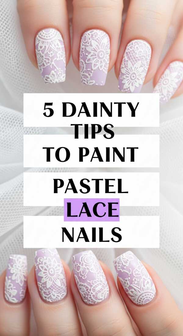 5 Dainty Tips To Paint Pastel Lace Nails 69e4c2f55f2c5