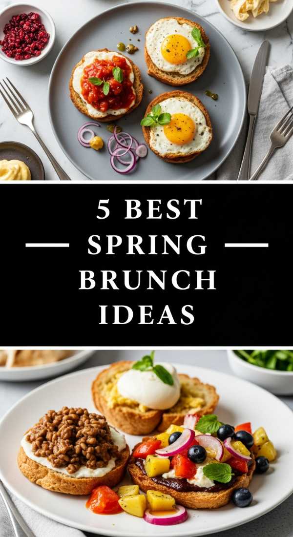 5 Delicious Spring Brunch Ideas For Sunday 69f2520b54510